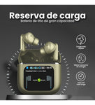 Audifonos Bluetooth 5Ta Generacion Cancelacion Ruido Pantalla Dorado 5.2