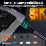 Cable Hdmi 8K 4K Hd Alta Velocidad 48Gbps 3 Metros