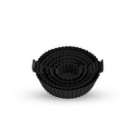 Freidora De Aire Nobelsound Air Fryer Doble Bandeja Con Accesorios Y Moldes 9 Litros