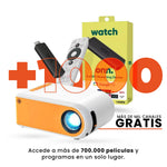 Proyector Portatil Yg300 + Watch Onn 4K Con Magic Tv Instalado Cine En Casa Hd Con Canales Y Peliculas