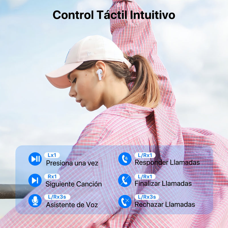 Audifonos In-Ear Inalambricos Bluetooth 1Hora Aut206 Color B