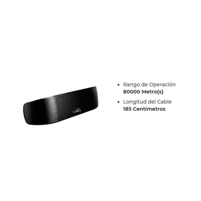 Antena Digital Kalley Hdtv 80Km Alcance Con Amplificador Y Cable 1.85M