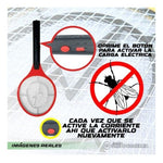 Raqueta Electrica Recargable Mata Mosquitos Zancudos