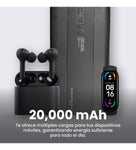 Power Bank Inalambrica 20.000 Mah Carga Rapida Wireless 30W 3.0