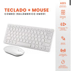 Teclado Con Mouse Diseno Slim Universal Receptor Usb Compatible Con Pc Laptop Tablet