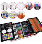 Set De Arte De Lujo 145 Piezas Caja De Aluminio Para Ninos