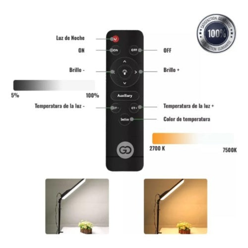 Panel De Luz Profesional 3000W Con Tripode Control Remoto