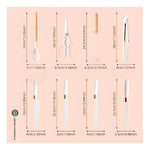 Combo Mandolina Picatodo Verdura + Tabla De Picar Descongela Carne+ Set Utensilios X12 Piezas En Silicona