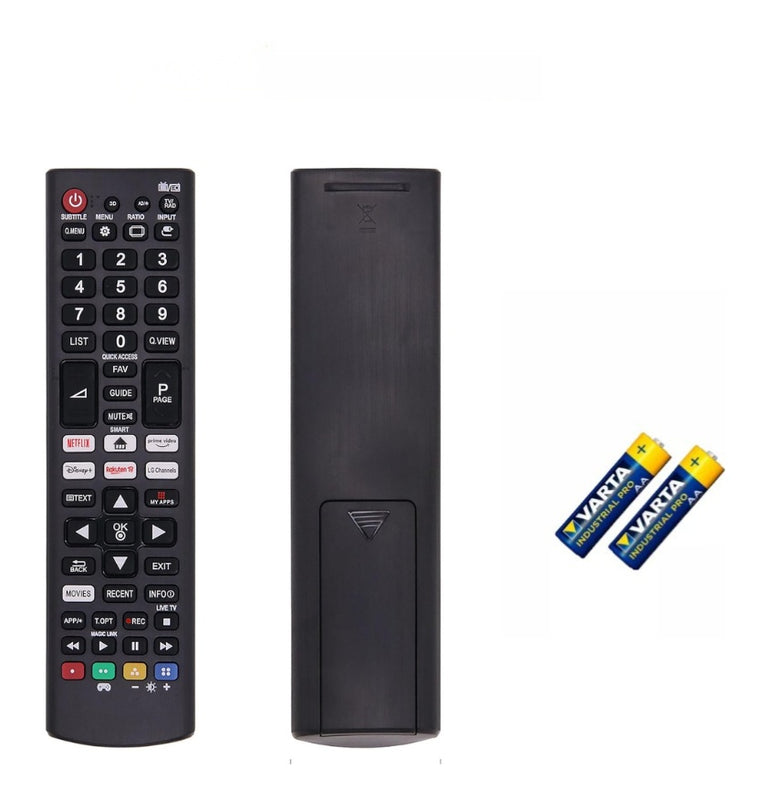 Control Remoto Compatible Con Lg Smart Tv Lg Boton Netflix Prime Con Baterias
