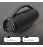 Mini Bocina Parlante Portatil Box Bluetooth Recargable Rgb Gris
