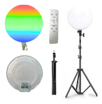 Panel De Iluminacion Profesional Multicolor Ajustable Rgb 3000W Con Tripode 2M