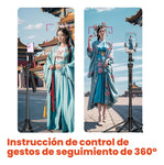 Palo Selfie Tripode Inteligencia Artificial 180 Cm Bluetooth + Aluminio Con Estuche Control Remoto