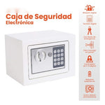 Caja Fuerte Pequena De Alta Seguridad Digital Y Llaves Para Hogar Oficina
