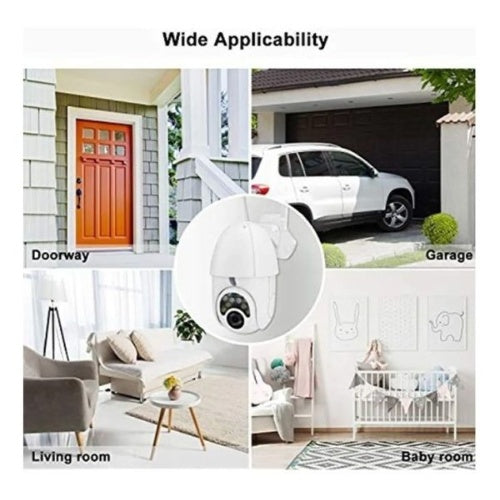 Camara Smart Wifi Seguridad Vigilancia Exterior 1080 Domo360