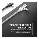 Cable De Carga Universal 4 En 1 Carga Rapida 60W Usb Tipo C Multicargador
