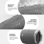 Parlante Jbl Charge 5 Replica 1.1 - Sonido Potente, Bluetooth, Portatil Gris