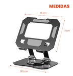 Soporte Metalico Para Tablet Celular Rotacion 360 Corporativo