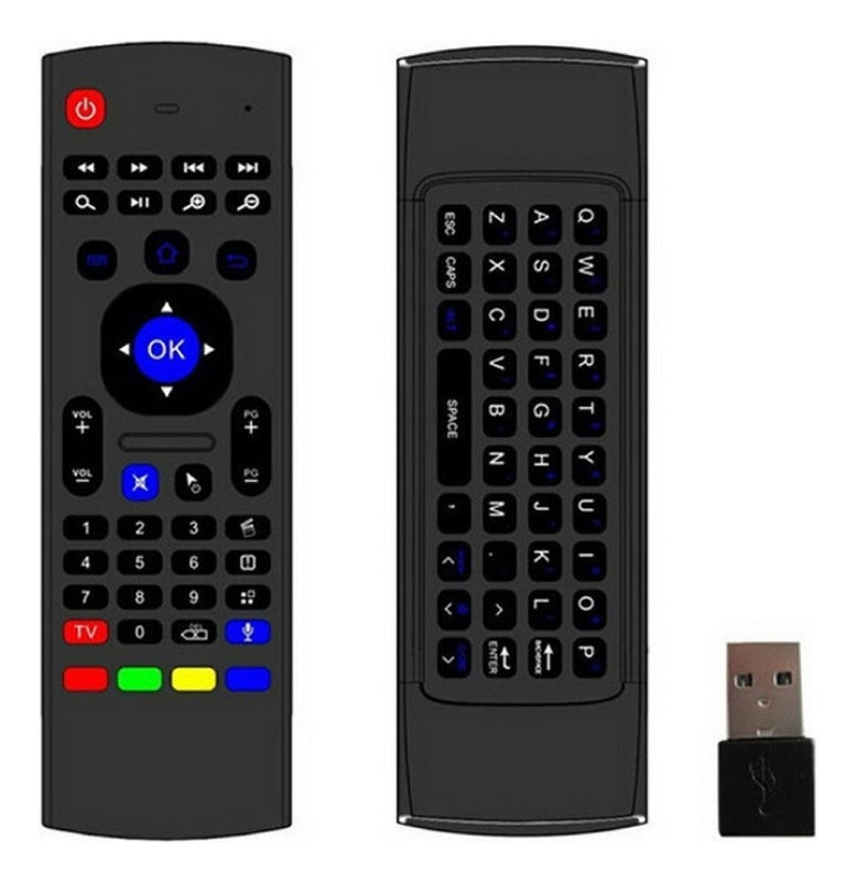 Control Teclado Air Mouse Para Smart Tv Control Remoto