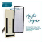 Trapero Plano Con Balde Escurridor Doble Compartimiento Beige 2 Mopas