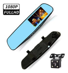 Dvr Espejo Con Camara Seguridad Para Vehiculo Con Camara Trasera Full Hd