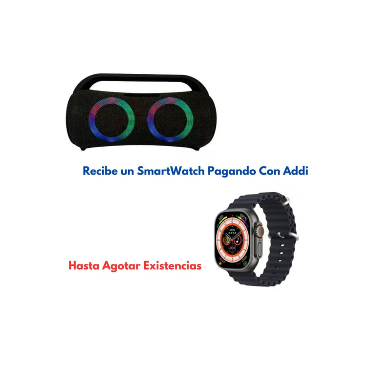 Parlante Bluetooth Mega Bass Tws + Smartwatch T900