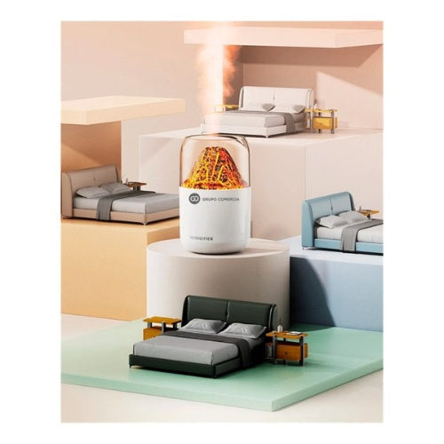 Humidificador Difusor Aromaterapia Volcan Con Esencia 300Ml