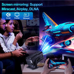 Mini Proyector Android Netflix 4K Hy320 Enfoque Automatico 200 Pulgadas
