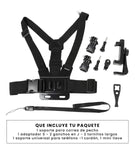 Arnes Soporte Pecho Para Gopro Celular Universal Ajustable Compatible Insta360 Smartphone