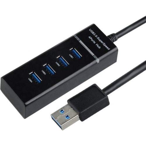 Hub Usb Multiplicador 4 Puertos Usb Luz Led Pc Notebook Full