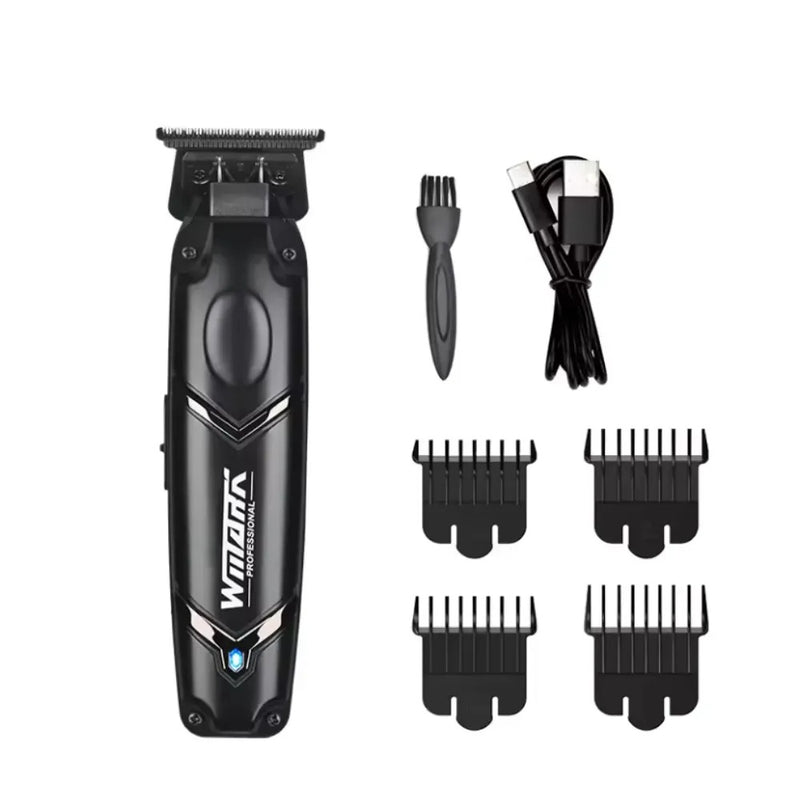 Maquina Patillera Afeitadora Profesional Con Guias Recargable Con Shaver