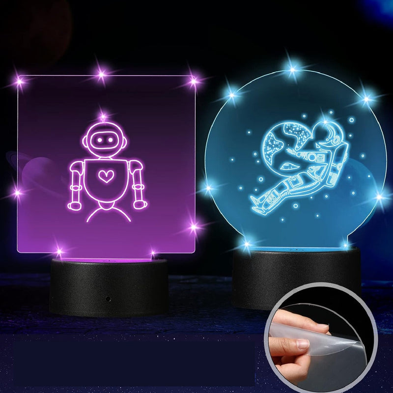 Lampara Led Mesa Personalizable Rgb Con Control Remoto