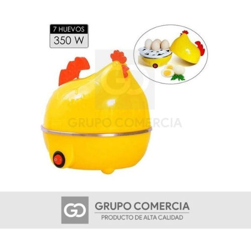 Hervidor Cocinador De Huevos Electrico A Vapor Gallina X7 Espacios