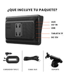 Gps Portatil Carplay & Android Auto Inalambrico 7 Pantalla Tactil Hd Camara Reversa Universal