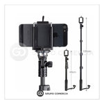 Palo Selfie Extra Largo 125 Cm Ajustable Con Bluetooth