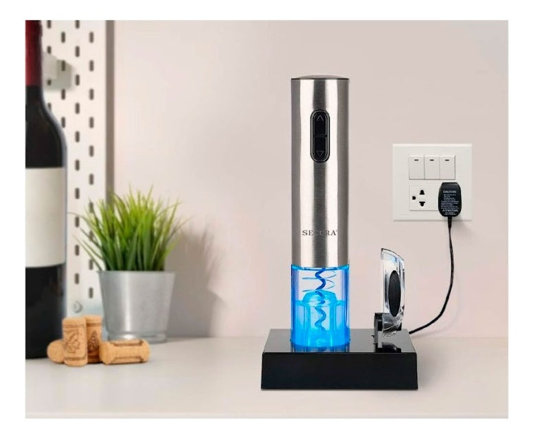 Descorchador Saca Corcho Electrico Recargable Premium