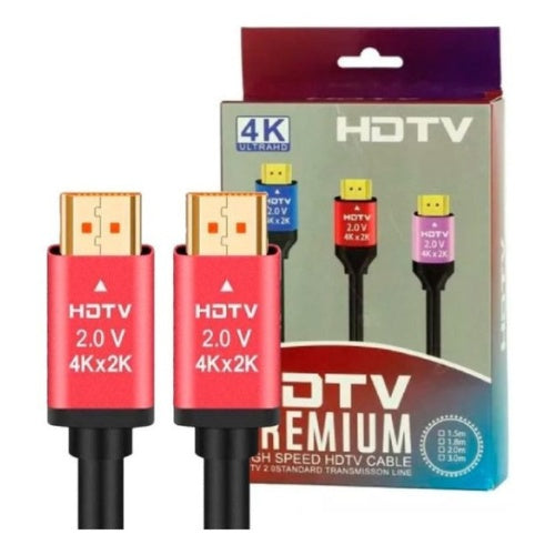 Cable Hdtv/Hdmi 4K / 2K Alta Definicion De 1.5 Metros