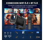 Proyector Smart Hy320 Mini Pro 4K Full Hd Wifi Bluetooth Android 11 Hasta 200 Pulgadas