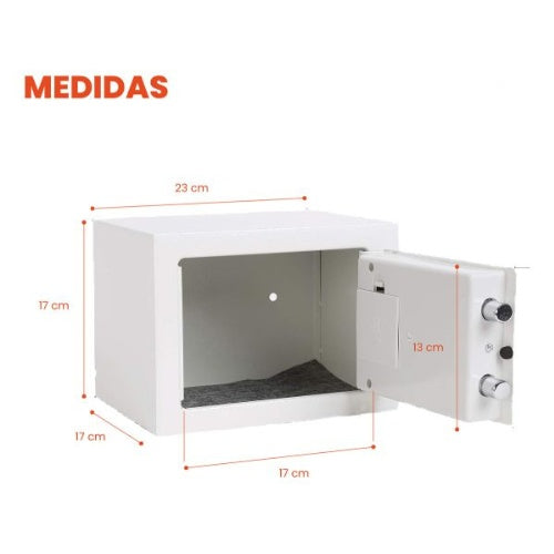 Caja Fuerte Pequena De Alta Seguridad Digital Y Llaves Para Hogar Oficina
