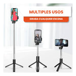 Palo Selfie Tripode 3 En 1 Control Remoto Selfie Stick