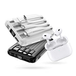 Powerbank Para Iphone Mag Safe 22.5W Carga Rapida + Audifonos Air Pod Segunda