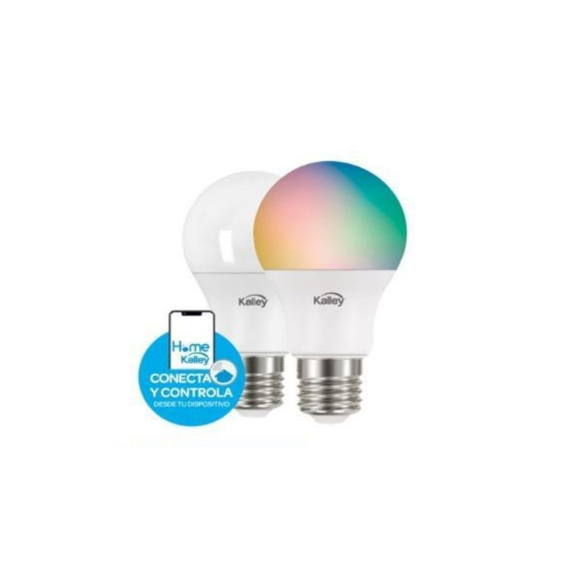 Bombillo Inteligente Wifi Kalley Led Rgb Multicolor Compatible App