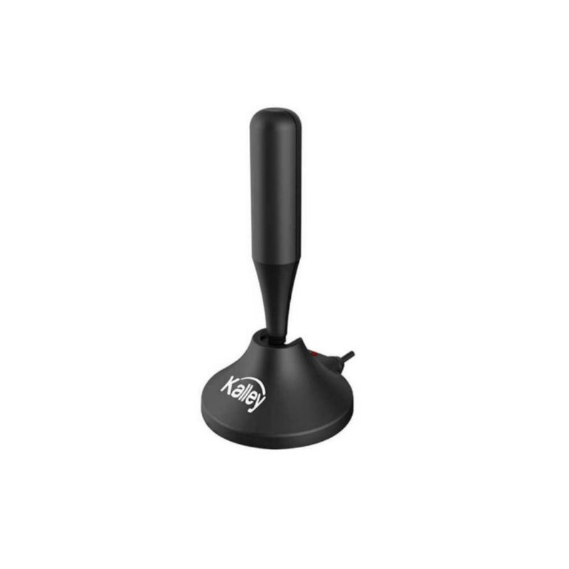 Antena Digital Pasiva Kalley Hdtv Tdt 32Km Con Cable 1.85M Negro