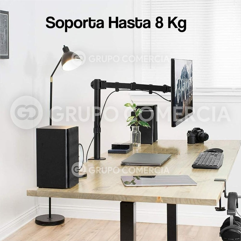 Soporte De Escritorio Para Monitor 17 -32 Metalico Ajustable