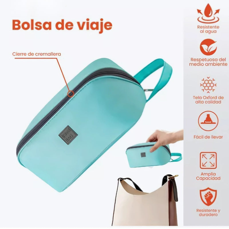Combo Bags Organizador De Zapatos + Organizador De Ropa Interior Gris