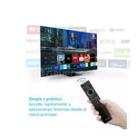 Control Remoto Tv Curvo Boton Netflix Con Baterias