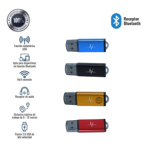 Receptor Bluetooth Usb 5.0 Carro Equipo De Sonido Tv
