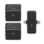 Microfono De Solapa Profesional Inalambrico Audio Claro Reduccion De Ruido Compatible Android Y Ios