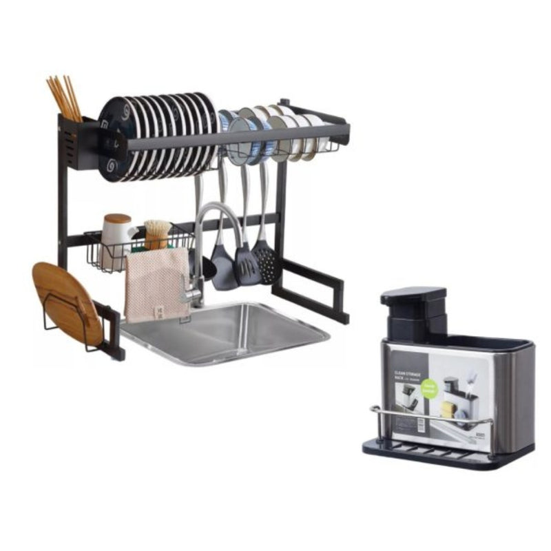 Escurridor De Platos Vasos Cubiertos Dispensador Jabon Home