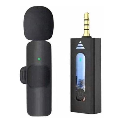 Microfono Corbatero Inalambrico 3.5M Aux Celular Pc Parlante