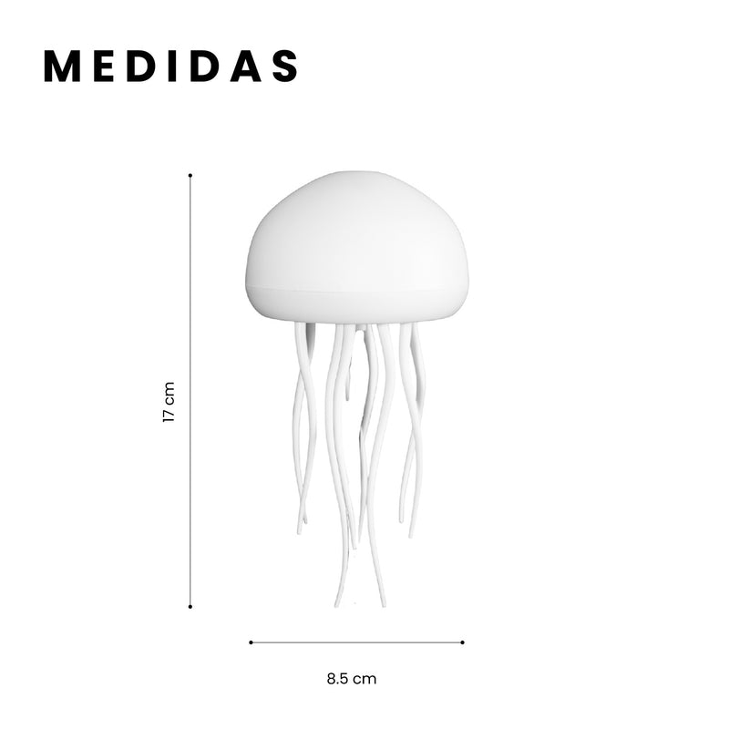 Lampara Mesa Medusa Relajante Anti Ansiedad Con Movimiento Tendencia